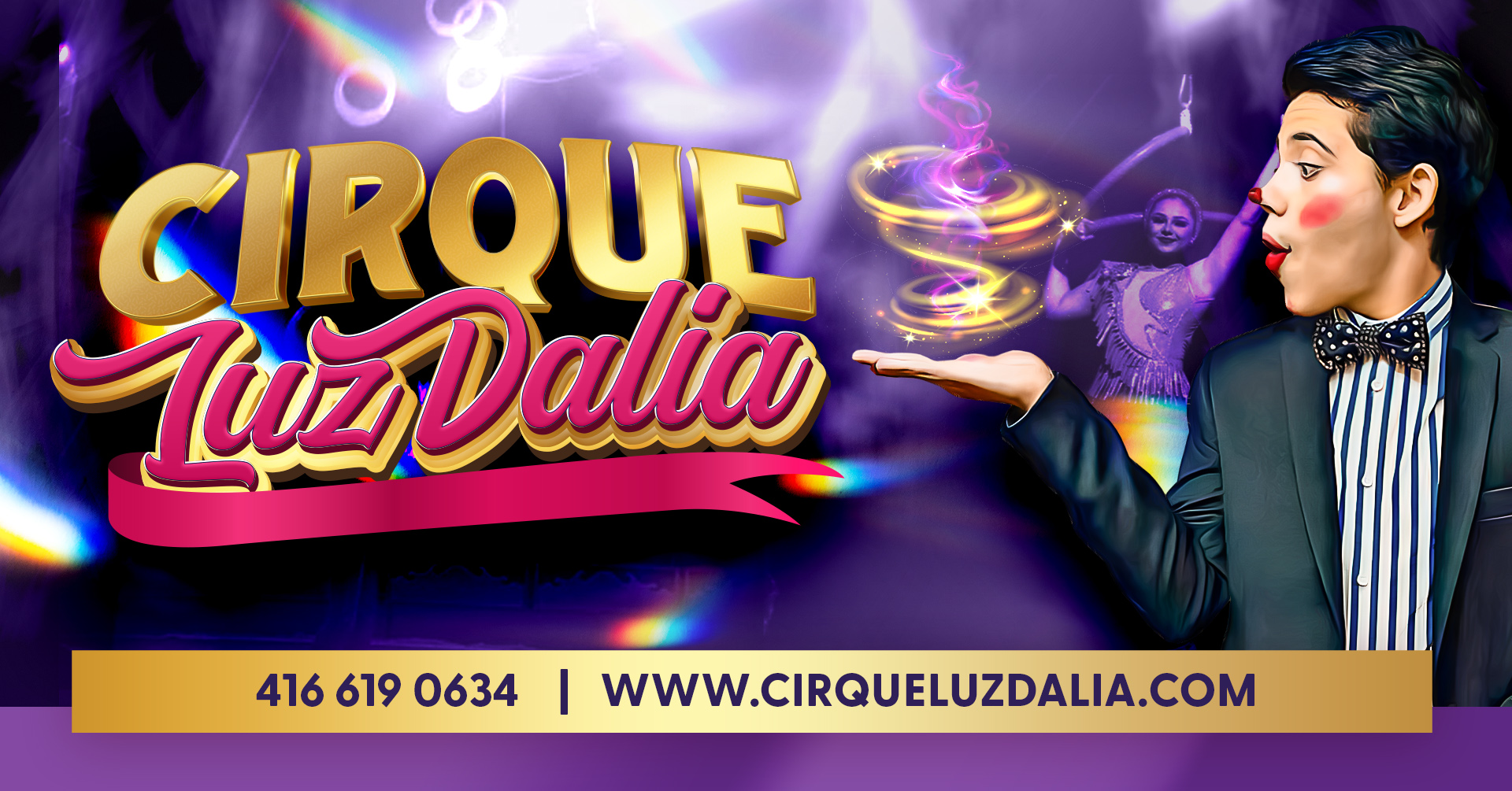 Home | Cirque LuzDalia is coming to a building near you!